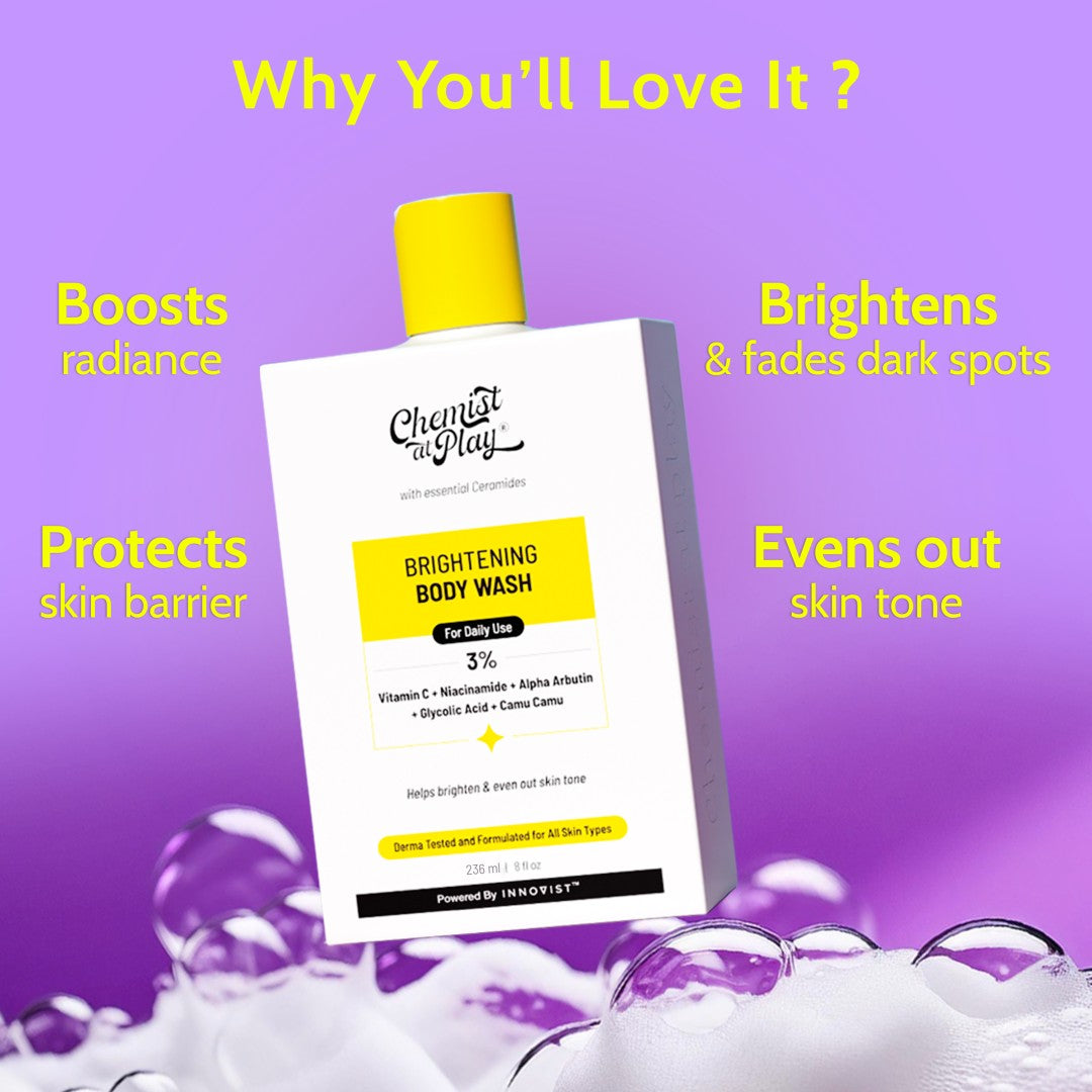 Brightening Body Wash with Vitamin C & Niacinamide - 236 ml