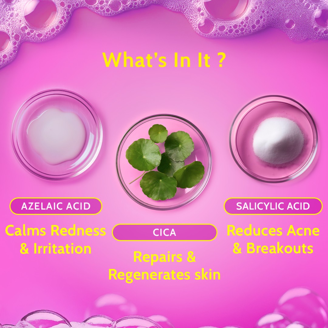 2% Salicylic Acid Face Wash for Acne & Oil Control - 100 ml