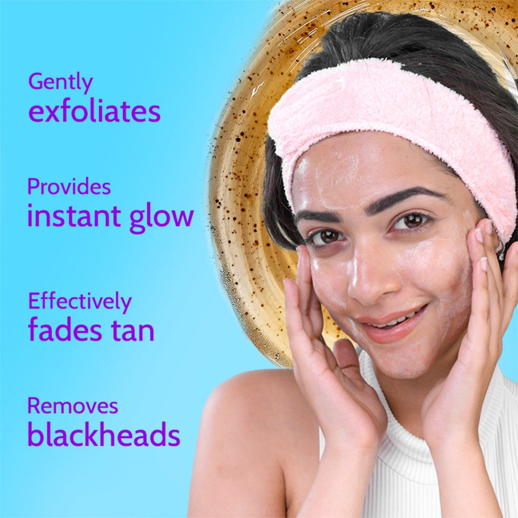 Gentle Exfoliating Face Scrub for Clear & Glowing Skin - 100ml