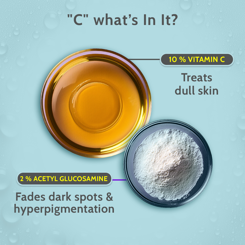 Chemist At Play Vitamin C Face Serum | Lightweight Daily Serum for Skin Care Routine | 30ml
